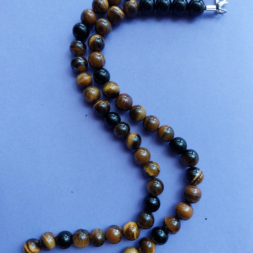 #necklace #beautiful #natural stone beads tiger eyes handmade jewelry for women
